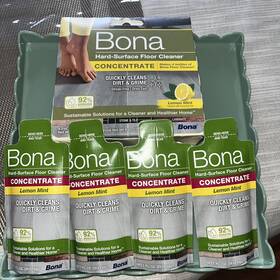 Bona 737025022860 Multi-surface Floor Cleaner Concentrate Lemon Mint Scent 1 Fl Oz Pack
