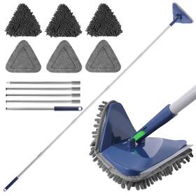 Wm01 Boomjoy Wall Cleaner Mop With 82 Inches Long Handle Baseboard Tool Duster S