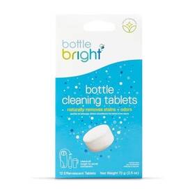 Bottle Bright 021808504798 Single Pack 12 Tablets Clean Stainless Steel Thermos Tumbler Insulated And Reu