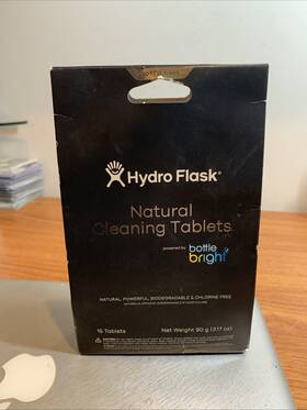 Bottle Bright / Hydroflask 810028845138 Hydro Flask Natural Cleaning Tablet - 15 Pk New/sealed