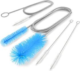 Bozenu 445009436437 Flexible Drain Brush 66 Inch Long Double Ended Hose Pipe And 58 Tube