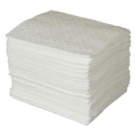 Spc300 Brady Spc Absorbents Absorb Pad Oil-based Liquids White Pk100