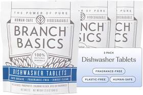 Branch Basics 445015965914 Dishwasher Tablets 40 Ct 3 Pack Plastic-free Fragrance-free
