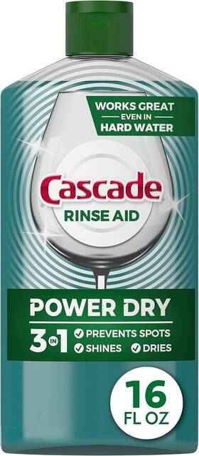 Branded 037000896463 Power Dry Dishwasher Rinse Aid 16 Fl Oz