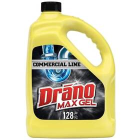 Branded 313029992929 Drano Commercial Line 128 Fl. Oz. Max Gel Clog Remover - Fast Shipping