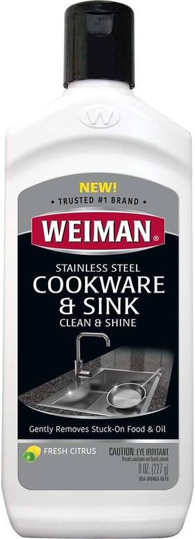 384570 Branded Weiman Stainless Steel Sink And Pots Pans Cleaner Polish