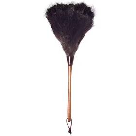 Branded 445003478471 Wool Shop Ostrich Feather Duster South African 20 Inch Wood Handle Dust Cleaner