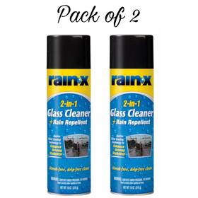 5080233 Branded Rain-x 2-in-1 Glass Cleaner Plus Rain Repellent 18 Ounce Blue