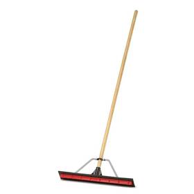 5324224p1 Branded Harper Floor Squeegee 24 Inch Rubber Blade Wood Handle Easy Assembly Cleaning Tool
