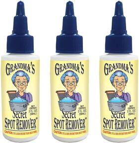 Branded 726084237216 Grandmas Secret Spot Remover 2 Ounce Pack Of 3 Bleaching Stain Fabric Oil Wash