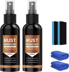 Gr0331 Branded 2pcs Nexa Rust Remover Spray For Metal Car Scratch Up