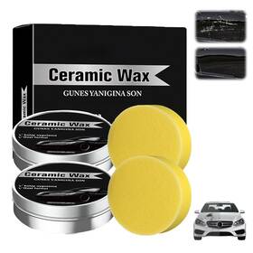 Riv001 Branded 2pcs Titanium Ceramic Wax Cream For Cars 2025 Strong 0.5 Fl Oz Pack Of 2