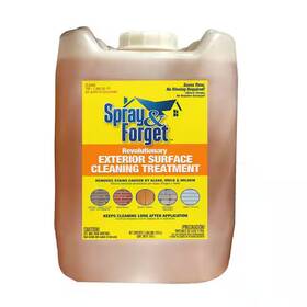 Sfrcp05 Branded Spray And Forget Roof Cleaner 5 Gallon Concentrated Exterior Surface Treatment
