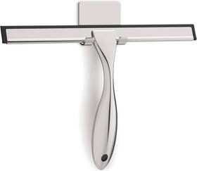 Zeegee01 Branded All-purpose Stainless Steel Shower Squeegee For Glass Doors With Adhesive Hooks