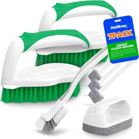 Dbs07 Branded01 7 Pack Deep Cleaning Brush Set Scrub Grout Pool Pads