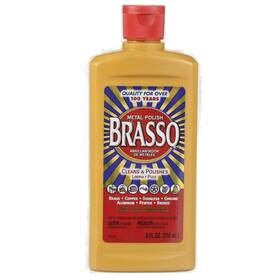 Rac89334 Brasso 8 Bottles/case Oz Metal Polish Cleaner Cleans Shines Protects Brass