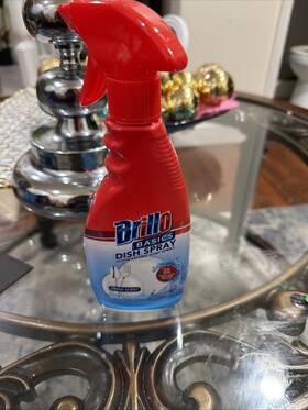 Brillo 810020286359 Brillo-basics Fresh Scent 3x Action Dish/diswashing Soap Spray. 10floz/295ml