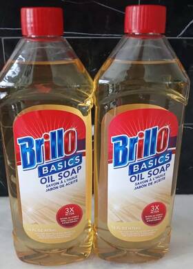 Ddd-83700 Brillo Basics Oil Soap 16 Oz X2 Wood Cleaner Floor Furniture Polish