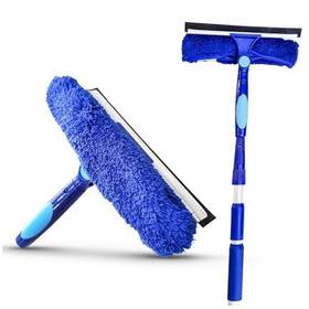 Bring It On Cleaner 445023065071 20 Foot Reach Extension Pole Plus Squeegee And Window Washer