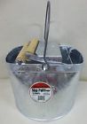 Brinkmann Deluxe Galvanized Mop Bucket Wood Rollers New 909 039953102820