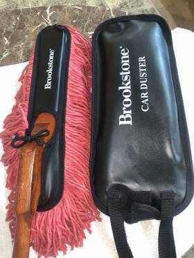 Brookstone 313030299215 The Original Carduster - Wooden Handle With Carrying Bag