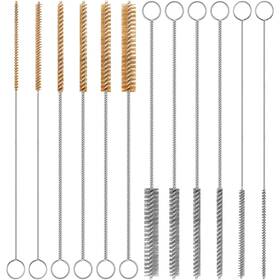 K3899-bf-13 Brush Family 12-pieces Brass Wire Stainless Steel Set 12 Inch Long Round