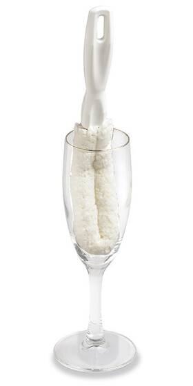 B61c Brushtech 079115000618 Inc. Crystal Stemware Washing Brush One Size Color