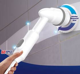 Brylanehome 735541048241 Voom Spin Scrubber - White