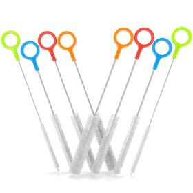 Buenalife 608011445898 Heavy Duty Cleaning Brushes Set Of 8 - Extra Long Straw Cleaners For Metal An