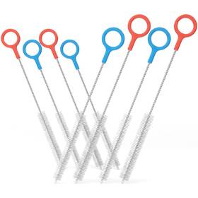 Buenalife 645759666314 Heavy Duty Cleaning Brushes Set Of 8 - Extra Long Straw Cleaners For Metal An