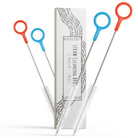 Bue-bru4-blu-red Buenalife Heavy Duty Cleaning Brushes Set Of 4 - Extra Long Straw Cleaners For Metal An