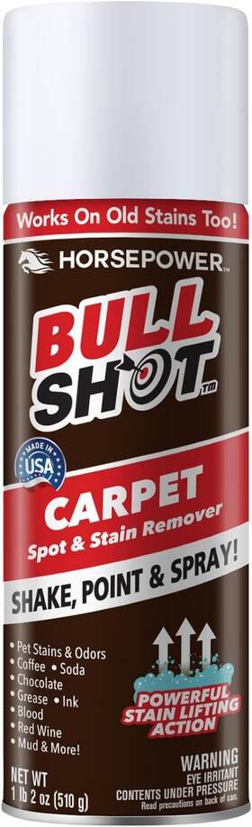 17692 Bulbhead Horsepower Bull Shot Carpet Spot And Stain Remover As Seen On Tv Made In Usa Ju