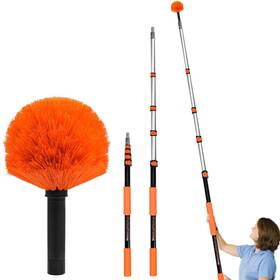 P20m70600or-6 Buyplus 26ft Reach Cobweb Duster Outdoor Spider Web Cleaner Brush With Profe