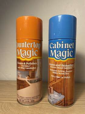 Cm32 Cabinet Magic 070048313325 Vtg Retro 70s 80s Cleaners Countertop Original Aerosoal Formica