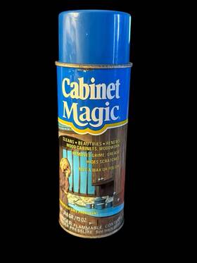 26bk Cabinet Magic Full Can Vintage 1980s Orginal Cleaner 13oz For Wood Aerosol