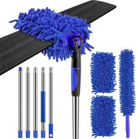 C2070 Calbeau Ceiling Fan Cleaner Duster With 80 Inch Extension Pole Flexible And Washable Che