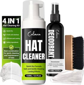 Calvana 313090669669 4-in-1 Professional Hat Cleaning Kit Quick-drying Cap Saver Cleaner For Baseba