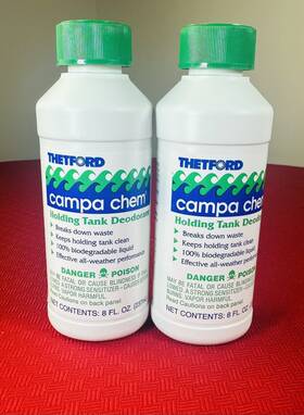 20742 Campa-chem 2 Liquid Lot Rv Holding Tank Deodorant New Oder Controller 8 Oz