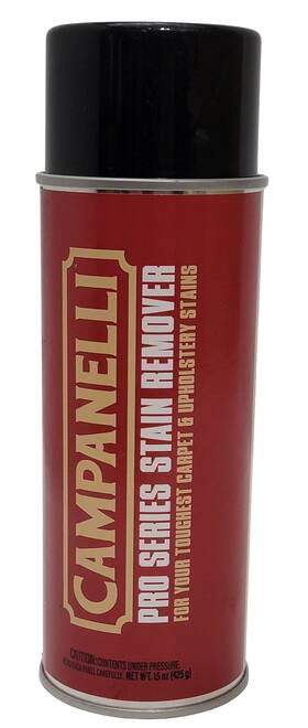Campanelli 818900024688 Pro Series Stain Remover 15oz Aerosol Spray Can Carpet Cleaner