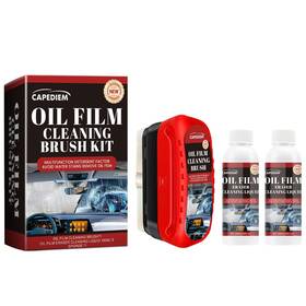 Fkkso8999 Capediem New Glass Cleaning Board Automotive Oil Film Brush Reusable Improves