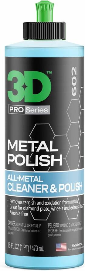 Car Care Products 313040792751 Metal Polish Heavy Duty For Aluminum Chrome Brass Copper