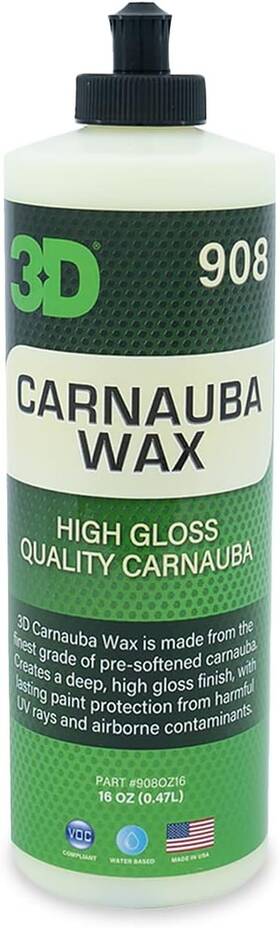 Car Care Products 445020768708 Carnauba Wax - High Gloss Deep Shine Brazilian Liquid Long Lasti