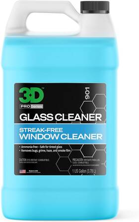 Car Care Products 445025993921 Glass Cleaner - Ready To Use Tint Safe Streak Free Gallon