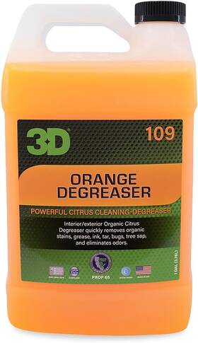 Car Care Products 445056014046 Orange Degreaser 1 Gallon - Organic Citrus Multi-surface Cleaner Removes Greas