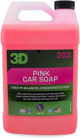 Car Care Products 726084900721 Pink Wash Soap 1 Gallon - Ph Balanced Easy Rinse Scratch Free