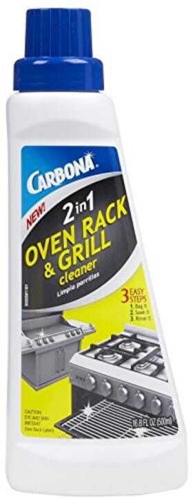 Carbona 070409003209 2in1 Oven Rack And Grill Cleaner Bagged 168 Oz