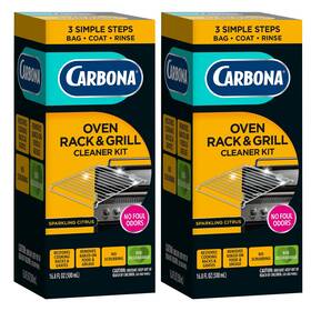 Carbona 070409032001 Oven Rack And Grill Cleaner Eliminates Thick Grease Build-up Griddle Bb