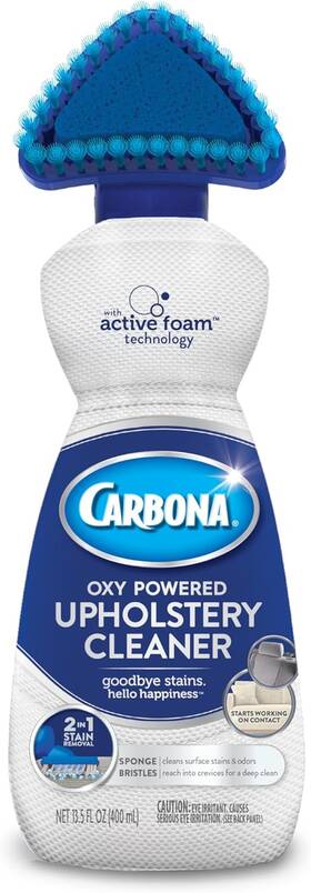 231fba1 Carbona Upholstery Cleaner With Built-in Brush Oxy-powered Formula Active