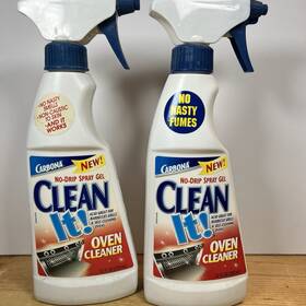 C20098 Carbona Vtg 2-pk Oven Grill Cleaner Fume-free Tough Acting Grease Grime Remover