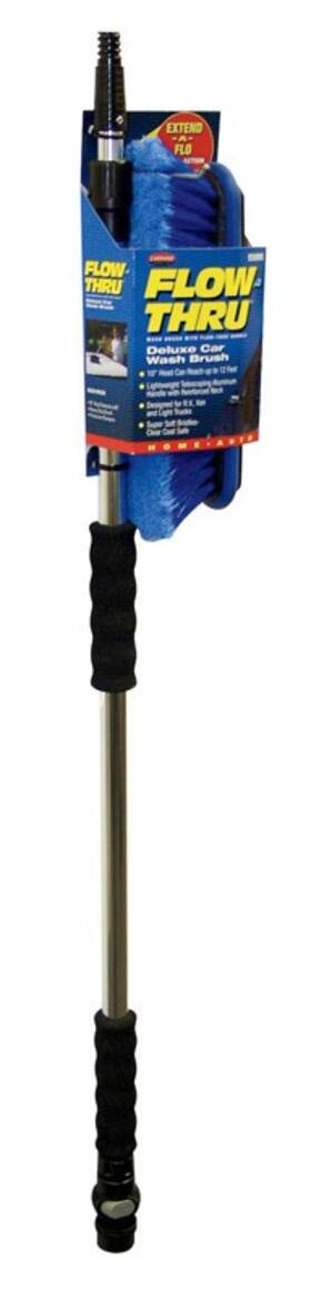 93089s Carrand Flow-thru 70 In Soft Wash Brush Aluminum Handle